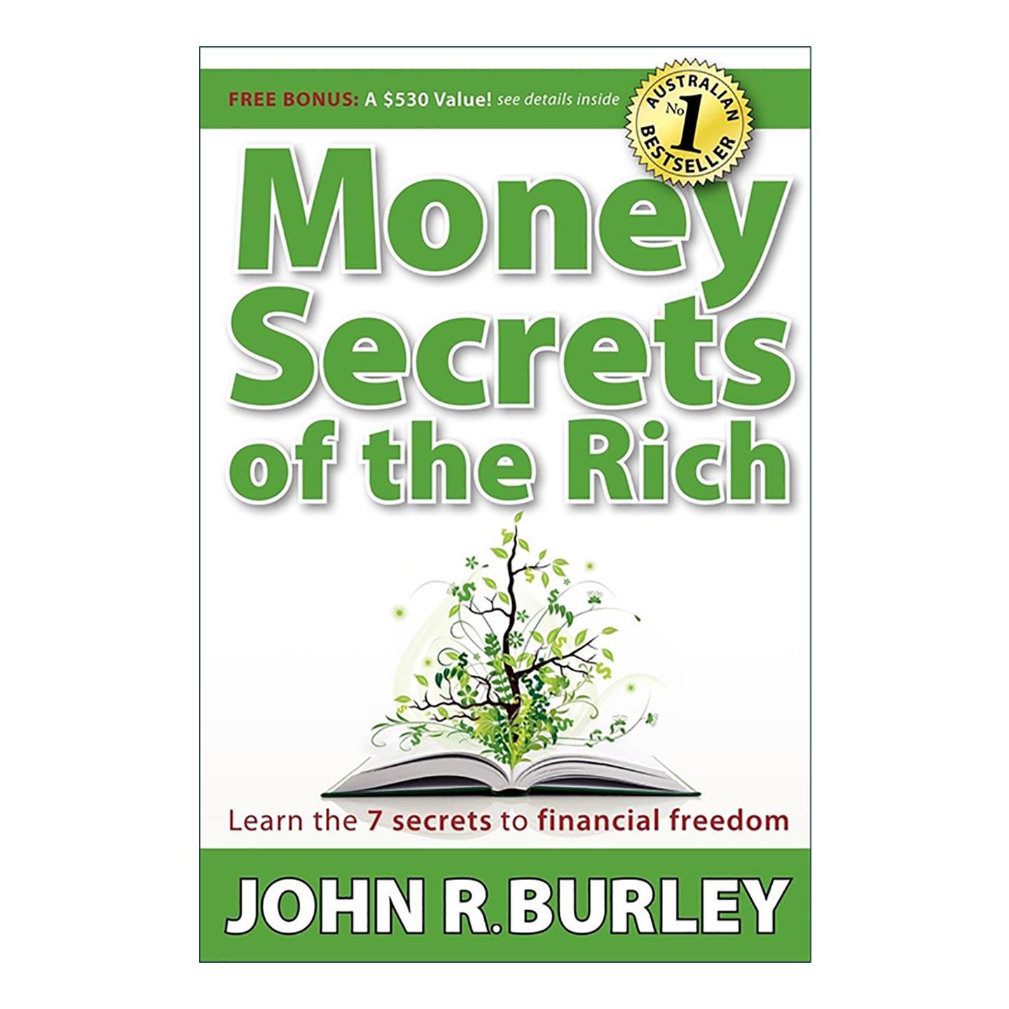 英文原版 Money Secrets of the Rich 富人的金钱秘密 财务自由的7个秘诀 理财指南 John R. Burley 英文版 进口英语原版书籍