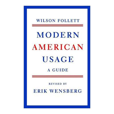 英文原版 Modern American Usage 现代美式英语用法指南 英文版 进口英语原版书籍