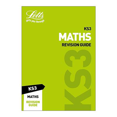 英文原版 Letts KS3 Maths Revision Guide KS3初中数学复习指南 中学教材教辅 英文版 进口英语原版书籍