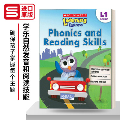 英文原版 Scholastic Learning Express L1 Phonics and Reading Skills 学乐自然发音和阅读技能 英文版 进口英语原版书籍