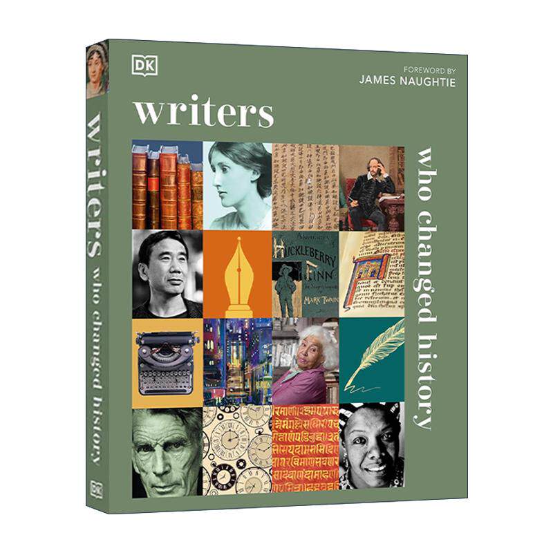 英文原版 Writers Who Changed History 改变历史的作家 DK人物传记 人文科普精装 英文版 进口英语原版书籍