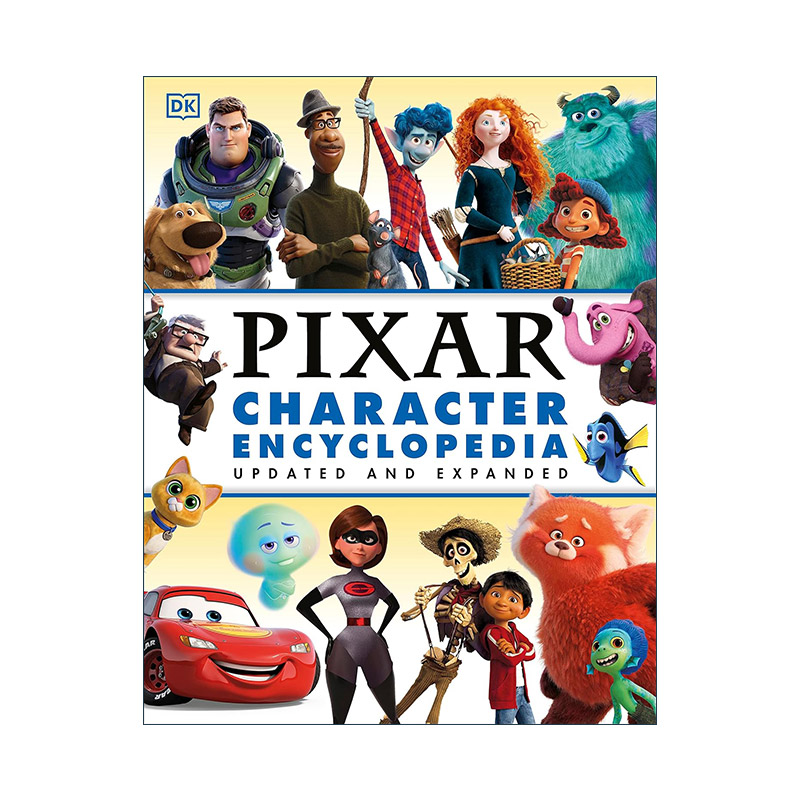 英文原版 Disney Pixar Character Encyclopedia Updated and Expanded 迪士尼皮克斯动画人物图解百科 新版 精装进口英语原版书籍