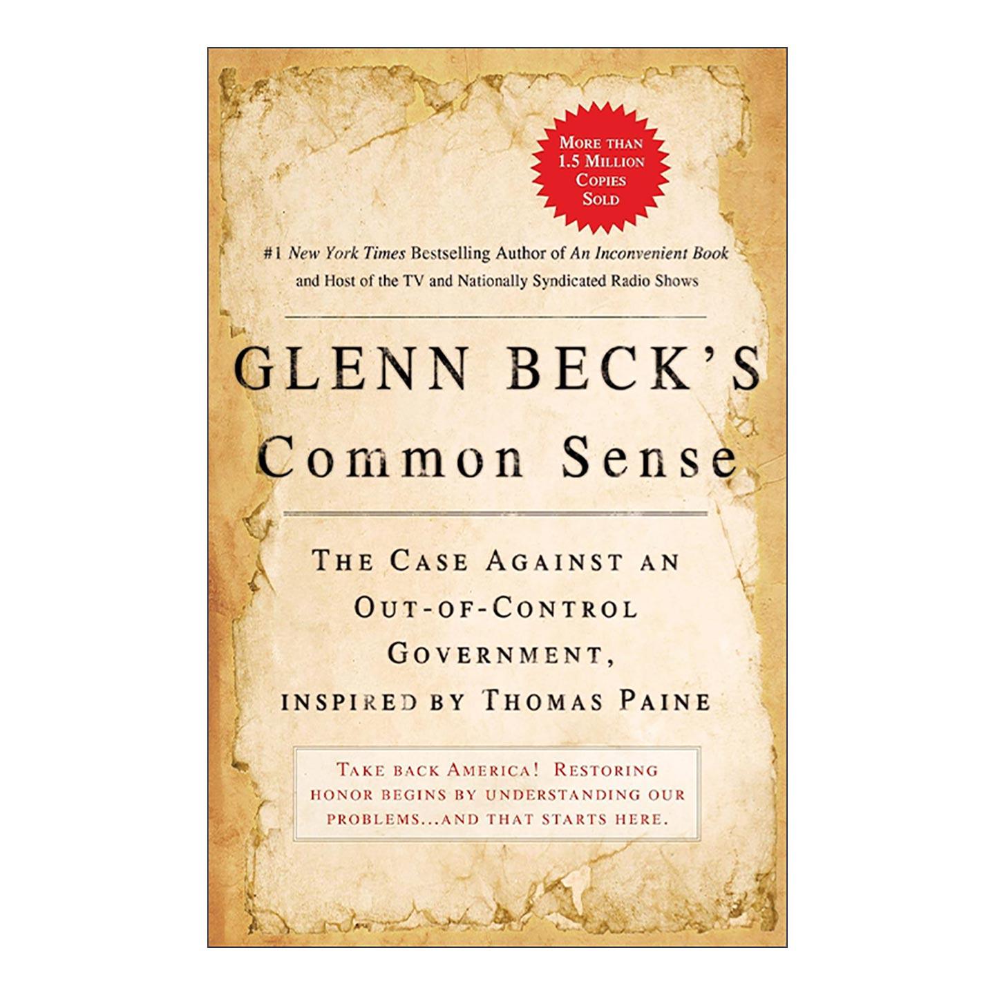 英文原版 Glenn Beck's Common Sense 常识 反对一个失控的美国 英文版 进口英语原版书籍