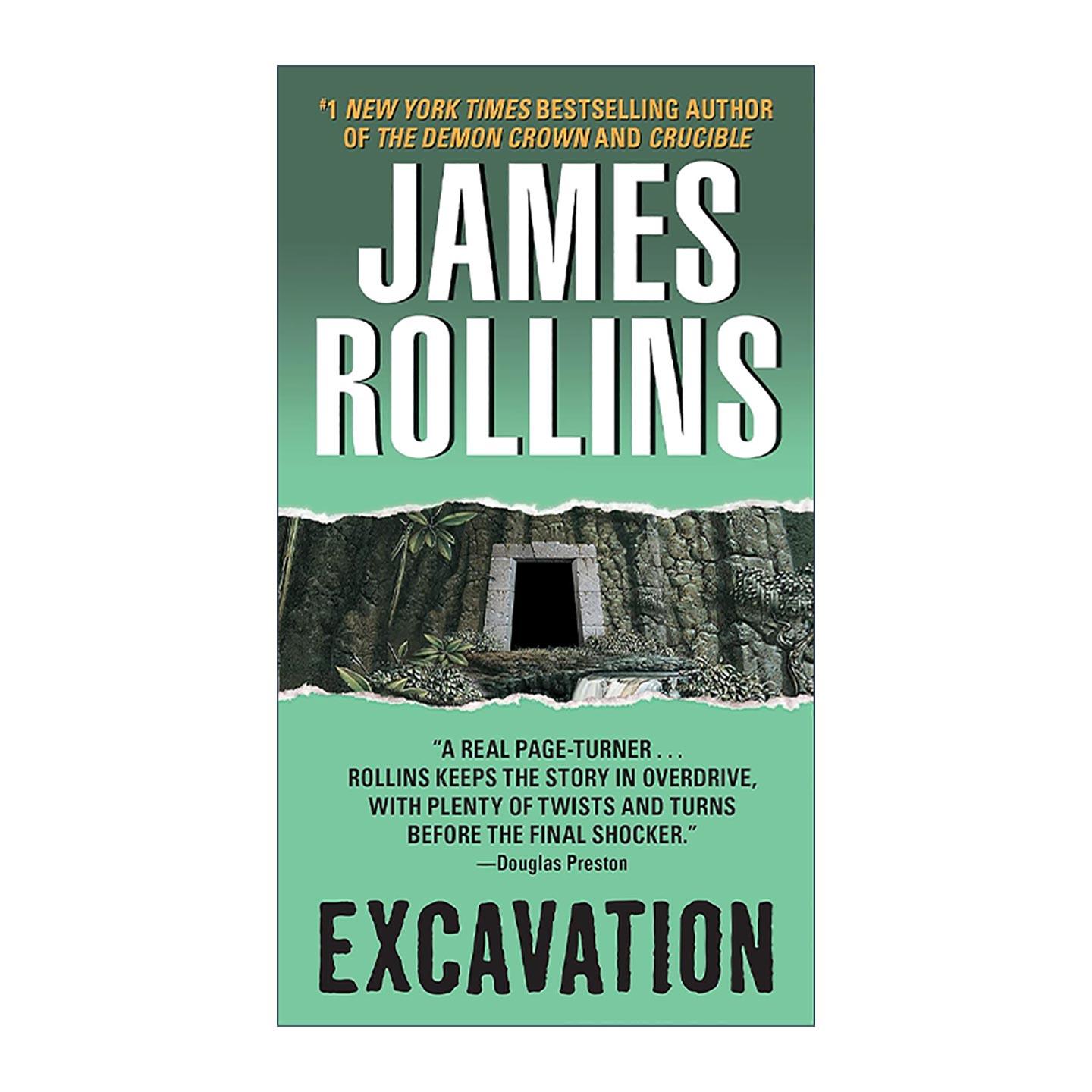 英文原版 Excavation 考古惊魂 冒险惊悚小说 James Rollins 英文版 进口英语原版书籍