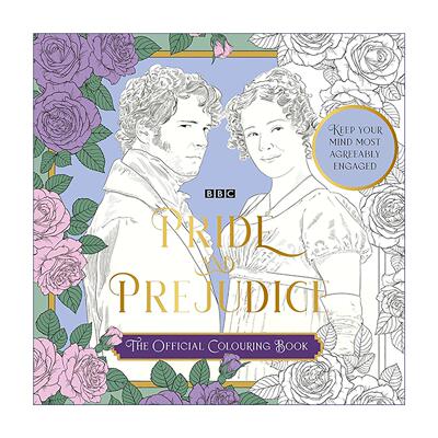 英文原版 The BBC Pride & Prejudice Colouring Book BBC 1995版傲慢与偏见 周边涂色书 科林·费斯主演 英文版 进口英语原版书籍