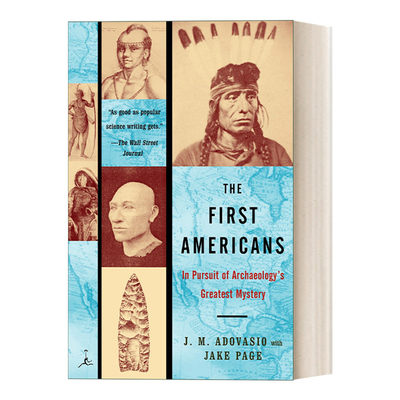 英文原版 The First Americans Modern Library 第一批美国人 追寻考古学中伟大的谜团 兰登书屋现代图书馆 英文版 进口英语书籍