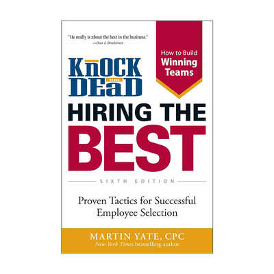 英文原版 Knock 'em Dead Hiring the Best 雇佣优秀人才指南 英文版 进口英语原版书籍