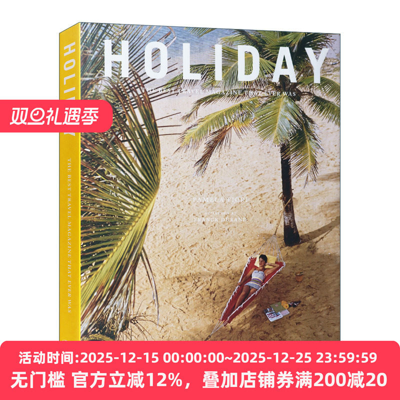 英文原版 Holiday The Best Travel Magazine that Ever Was 假日 有史以来最好的旅行杂志 平面设计 Pamela Fiori 英文版 进口书