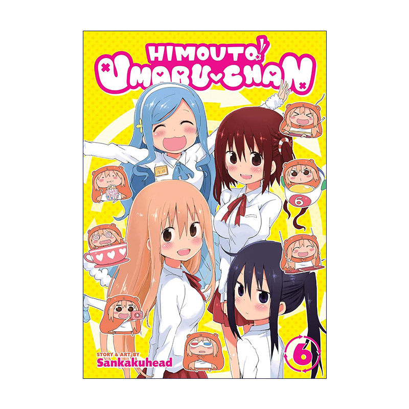 英文原版 Himouto Umaru-Chan Vol.6 干物妹 小埋 卷六 我家有个鱼干妹 同名动漫漫画 三角头 英文版 进口英语原版书籍