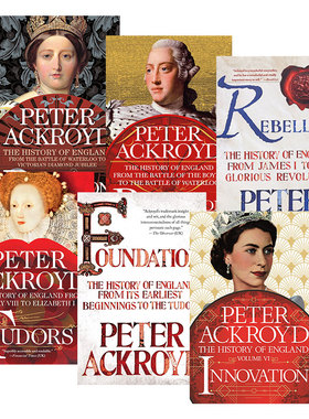 The History Of England 英格兰史1-6册 英文原版历史读物 进口书籍