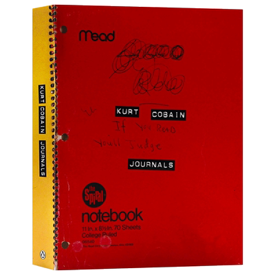 涅槃乐队主唱柯特 科本 手稿画册日记 Kurt Cobain Journals 英文原版音乐艺术画册 进口英语书籍