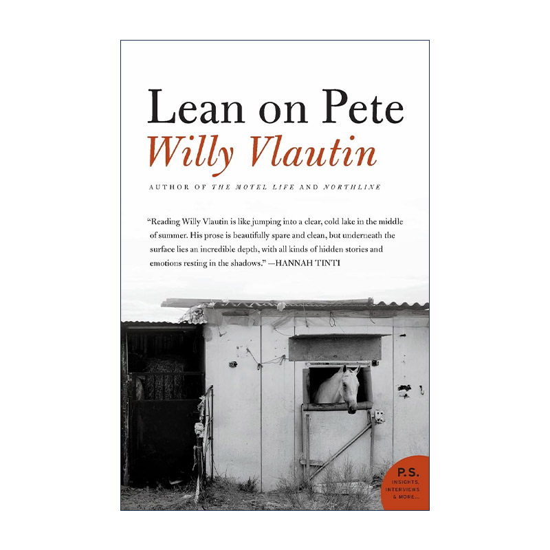 英文原版 Lean on Pete 赛马皮特 影视原著 英文版 进口英语原版书籍