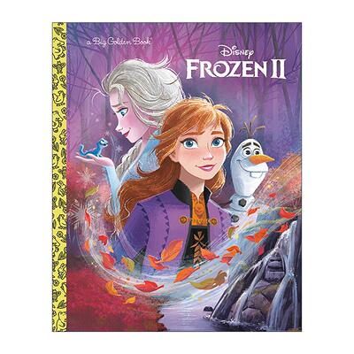 英文原版 Frozen 2 Big Golden Book 冰雪奇缘2 兰登书屋精装大金书 迪士尼同名电影改编 艾莎 安娜 英文版 进口英语原版书籍
