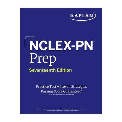 英文原版 NCLEX-PN Prep 卡普兰 美国职业护士考试备考 第7版 英文版 进口英语原版书籍