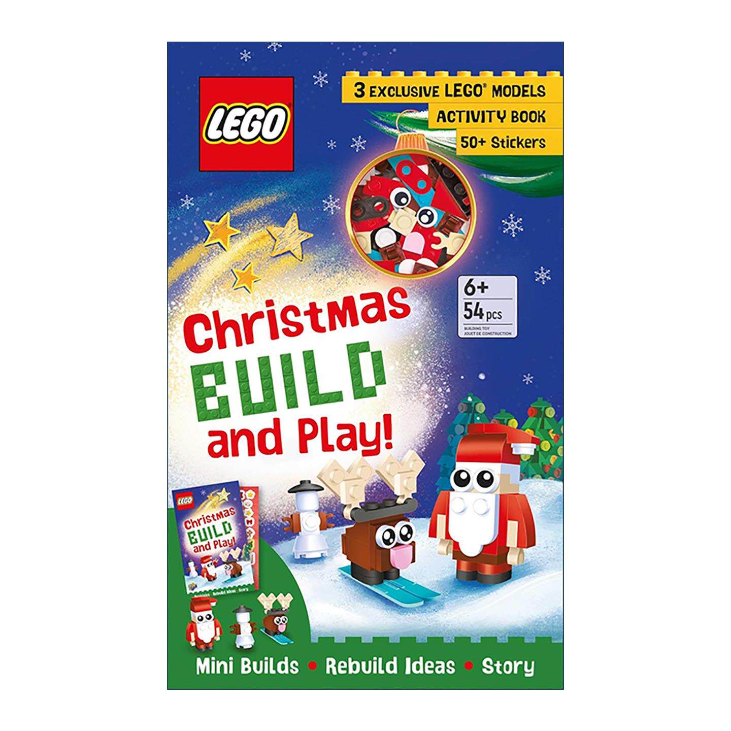 英文原版 Lego Christmas Build & Play Box 乐高圣诞 搭建和游戏盒 英文版 进口英语原版书籍