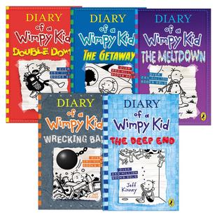 英文原版 Diary of a Wimpy Kid 小屁孩日记11-15册 新版 章节桥梁书 英文版 进口英语原版书籍