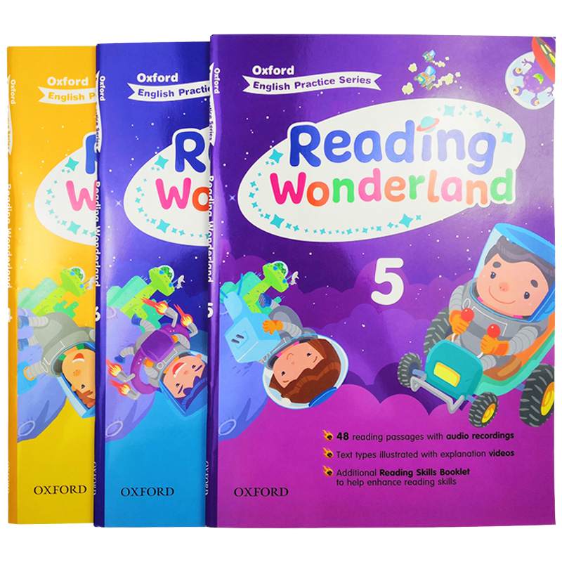 牛津小学英语阅读练习册4-6年级 英文原版小学教辅 Oxford Reading Wonderland 3册 英文版 进口英语书籍 OUP Oxford