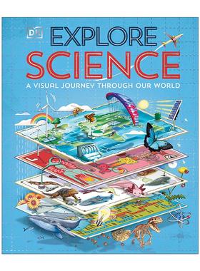 英文原版 Explore Science DK大探索 科学 儿童科普百科读物精装 英文版 进口英语原版书籍