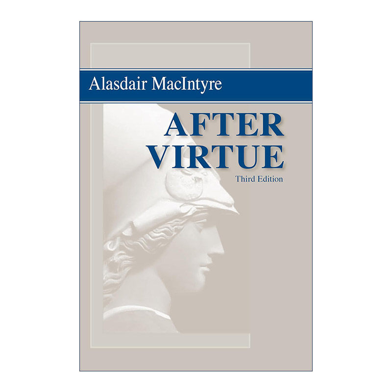 英文原版 After Virtue 追寻美德 道德理论研究 阿拉斯戴尔·麦金太尔 英文版 进口英语原版书籍