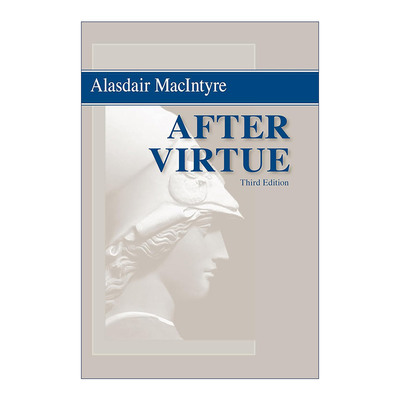 英文原版 After Virtue 追寻美德 道德理论研究 阿拉斯戴尔·麦金太尔 英文版 进口英语原版书籍