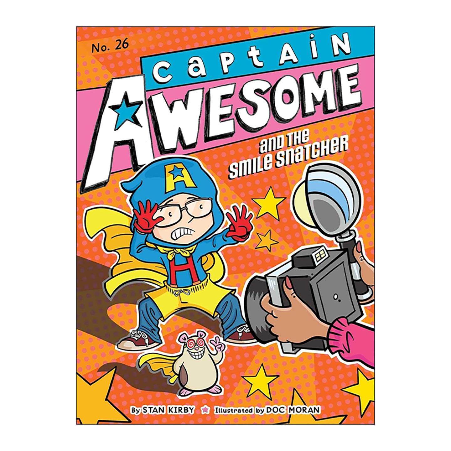 英文原版 Captain Awesome and the Smile Snatcher 异能船长26 英文版 进口英语原版书籍