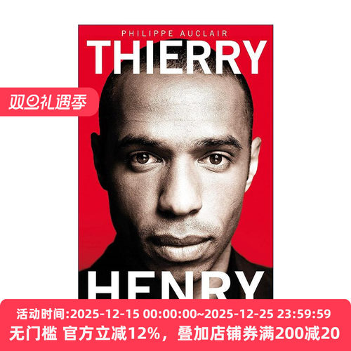 英文原版 Thierry Henry Lonely at the Top 亨利 孤独在上 足球运动员蒂埃里·亨利传记 英文版 进口英语原版书籍