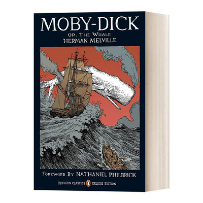 英文原版 Moby-Dick or The Whale Penguin Classics Deluxe Edition 白鲸 企鹅经典豪华毛边版 精装 英文版 进口英语原版书籍