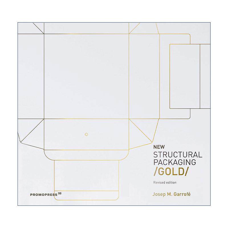 英文原版 Structural Packaging GOLD 结构包装 金 产品包装材料制作使用平面设计精装 英文版 进口英语原版书籍