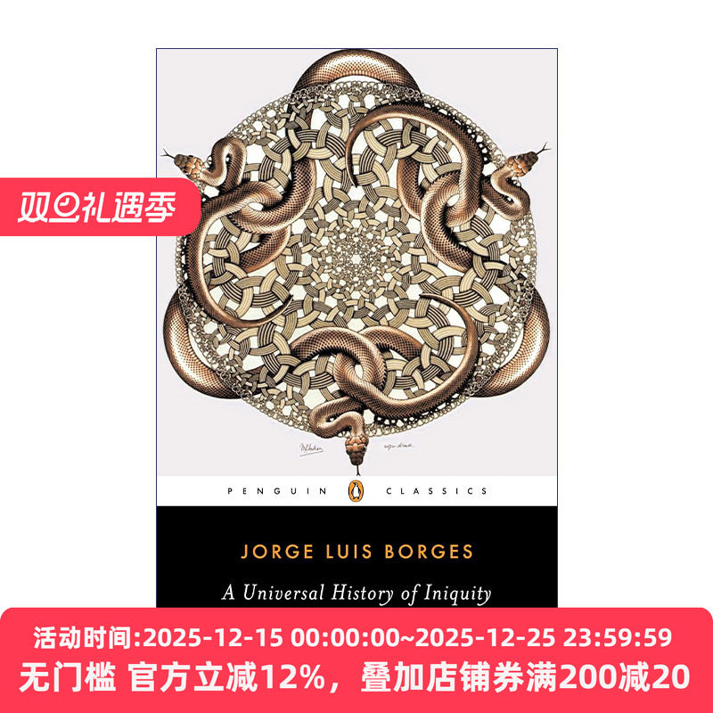 英文原版小说 A Universal History of Iniquity Penguin Classics 恶棍列传 短篇小说集 企鹅经典 英文版 进口英语原版书籍