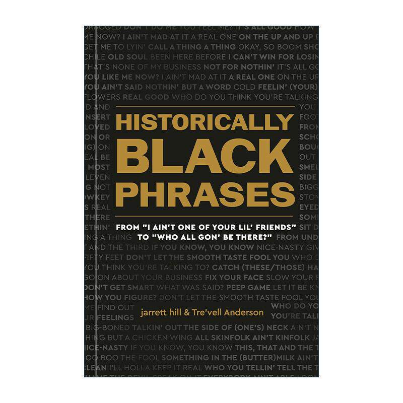 英文原版 Historically Black Phrases 历史上的黑人短语汇编 有色人种促进协会形象奖 语言学 精装 英文版 进口英语原版书籍