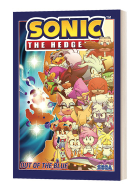 刺猬索尼克第八卷 出乎意料 Sonic The Hedgehog Vol 8 Out of the Blue 音速小子 英文原版儿童漫画 进口书籍