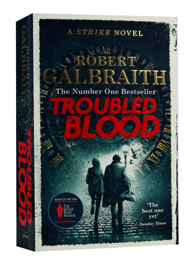神探科莫兰系列5 真血 Cormoran Strike #5 Troubled Blood 罗伯特加尔布雷思 英文原版小说 进口英语书籍