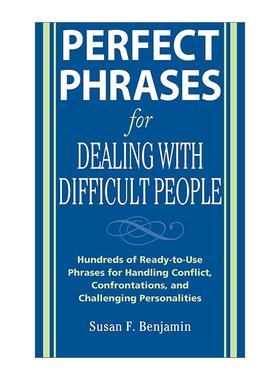 英文原版 Perfect Phrases for Dealing with Difficult People 与难以相处的人打交道的完美用语 英文版 进口英语原版书籍