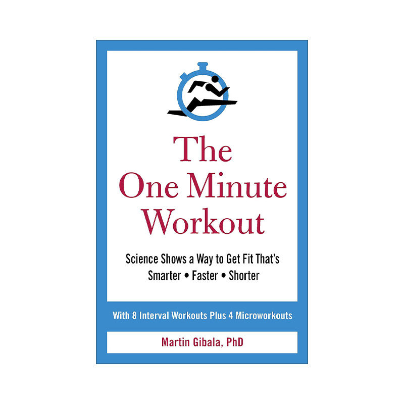 英文原版 The One Minute Workout 一分钟高强度运动 Martin Gibala 英文版 进口英语原版书籍