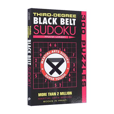 英文原版 Third-Degree Black Belt Sudoku 数独黑带三阶谜题 英文版 进口英语原版书籍