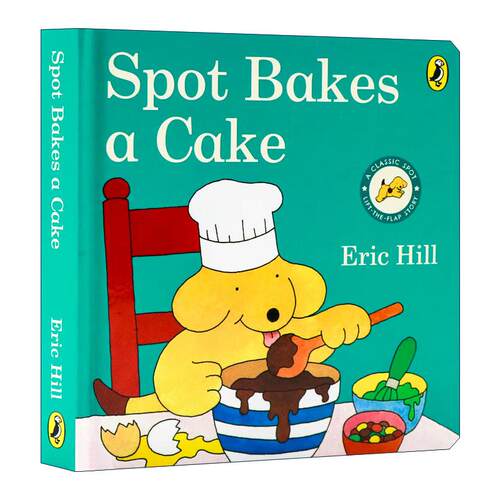 英文原版 Spot Bakes A Cake 小玻烤蛋糕 儿童纸板书 绘本 英文版 进口英语原版书籍