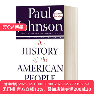 A History of the American People 美国人的历史 美国人民史 保罗约翰逊 英国历史学家