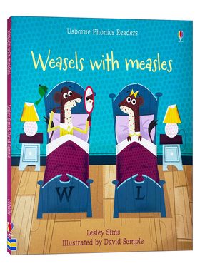 患麻疹的黄鼠狼 Weasels with Measles 英文原版儿童启蒙绘本 Usborne出版 进口英语书籍