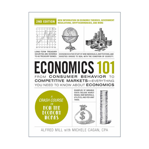 英文原版 Economics 101 经济学 第2版 101系列  精装 英文版 进口英语原版书籍