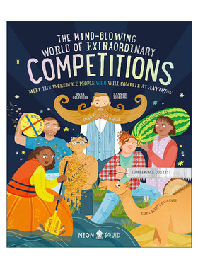 英文原版The Mind-Blowing World of Extraordinary Competitions令人惊叹的非凡竞赛世界 儿童科普百科读物精装 进口英语原版书籍