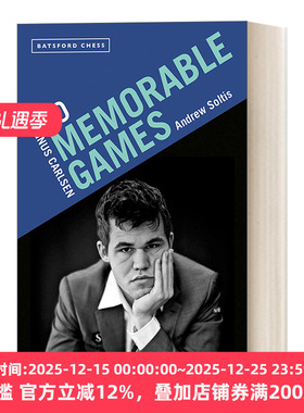 英文原版 Magnus Carlsen 60 Memorable Games 马格努斯·卡尔森的60场棋局 英文版 进口英语原版书籍