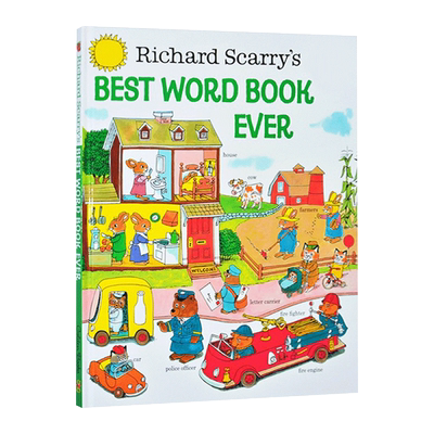 斯凯瑞金色童书英文精装词汇书