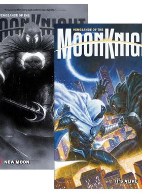 英文原版 Vengeance of the Moon Knight系列 月光骑士的复仇2册 漫威漫画 Jed Mackay 英文版 进口英语原版书籍