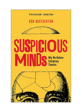 英文原版 Suspicious Minds 怀疑心理学 为什么我们相信阴谋论 罗布·布拉泽顿 英文版 进口英语原版书籍