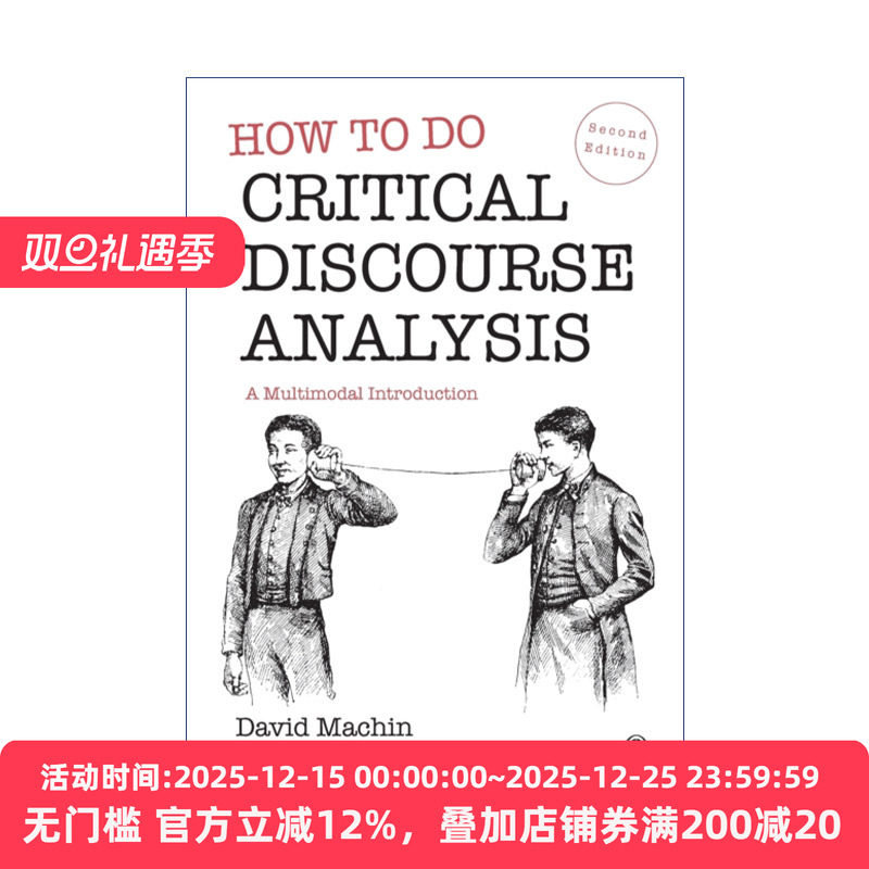 英文原版 How to Do Critical Discourse Analysis 如何进行批评话语分析 多模态视角概述 大卫·梅钦 英文版 进口英语原版书籍
