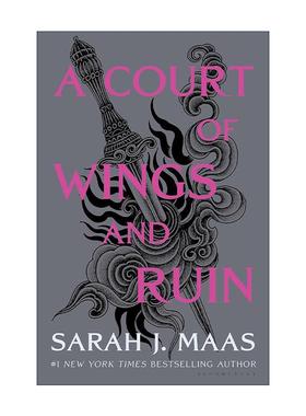 英文原版 A Court of Wings and Ruin 仙灵王庭纪3 羽翼与灰烬 精装版 萨拉J马拉斯奇幻小说 英文版 进口英语原版书籍