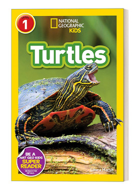 National Geographic Kids Readers L1 Turtles 国家地理儿童分级读物第1级 乌龟 英文原版科普读物 进口英语书籍