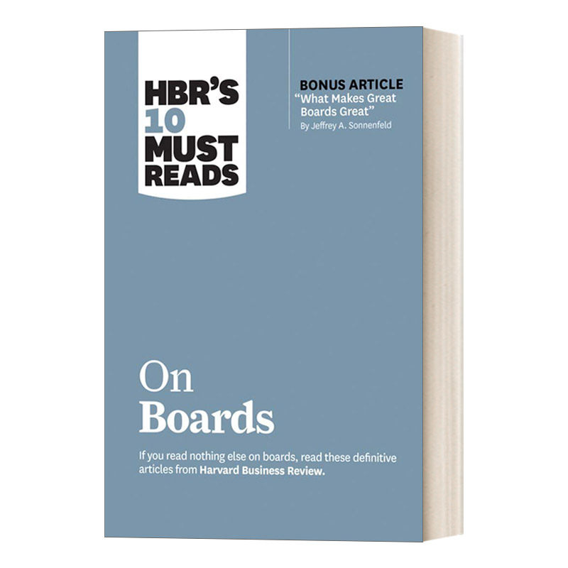 哈佛商业评论管理必读10篇文章 董事会 HBR's 10 Must Reads on Boards 英文原版管理类读物
