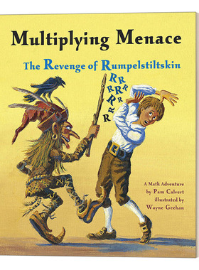 英文原版 Multiplying Menace The Revenge of Rumpelstiltskin 整数与分数 相乘 7-10岁数学探险故事 英文版 进口英语原版书籍