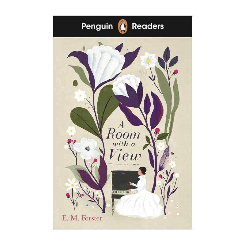 英文原版 Penguin Readers Level 4 A Room with a View 企鹅英语分级阅读4级 看得见风景的房间 E.M.福斯特 A2+ 进口英语书籍